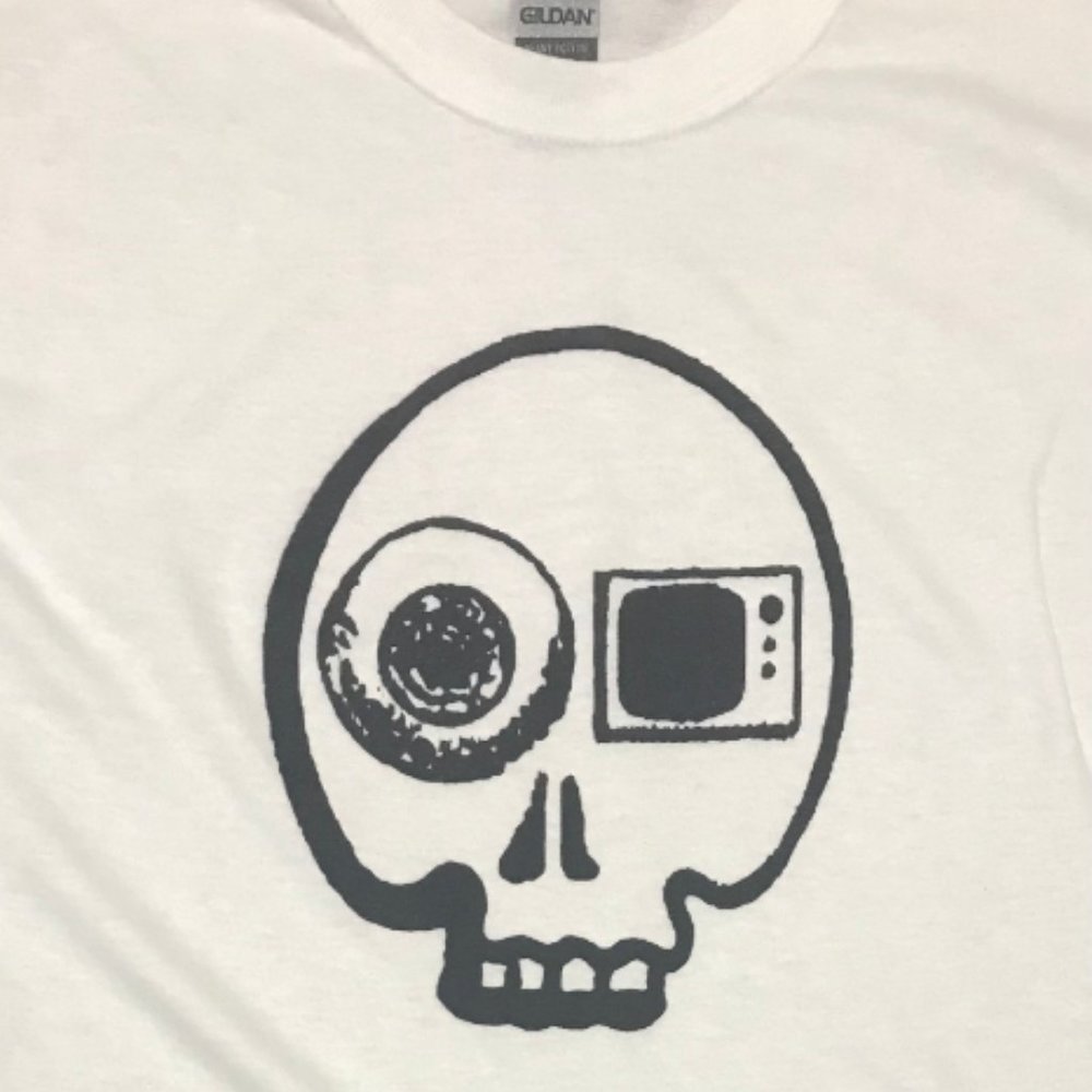 TV Eye White Unisex T-Shirt